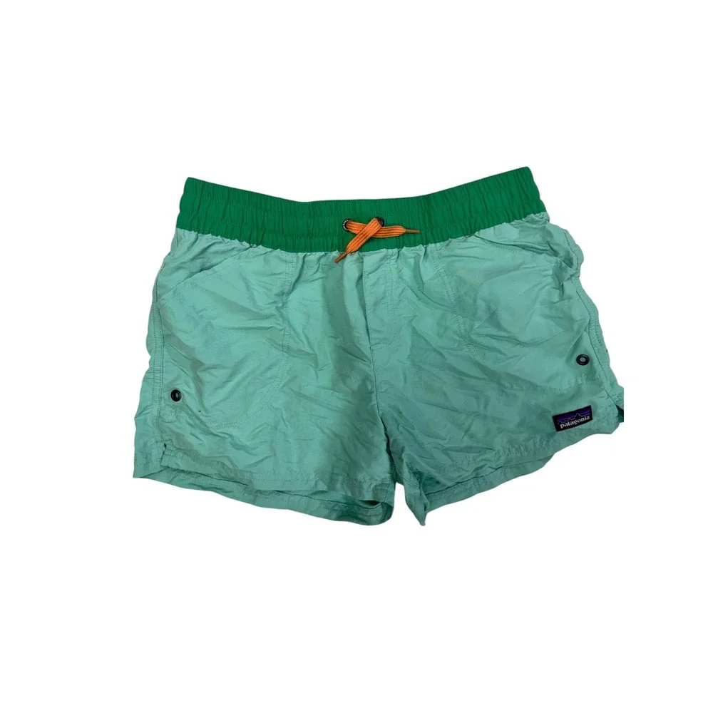 Patagonia Girls' Costa Rica‎ Baggies Shorts Swim Trunks Shorts Elastic Waist XXL